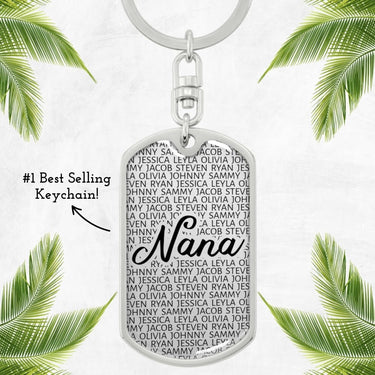 Grandkids Keychain - Love You This Much